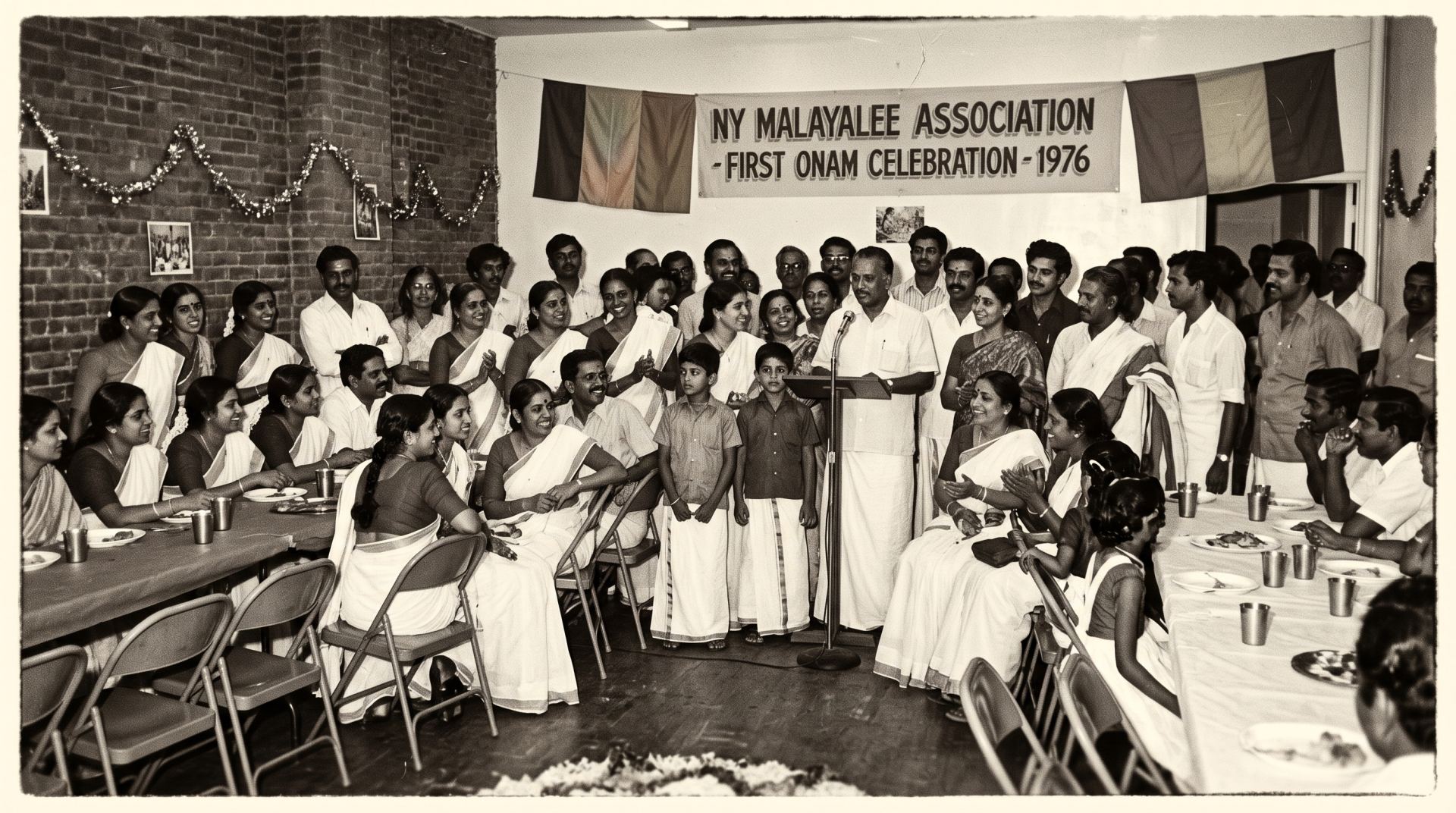 The Inaugural Onam, New York, 1976